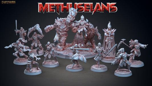3D Printed Clay Cyanide Methuselans Vampires Tribes Factions Ragnarok D&D - 3D Printing Boss 