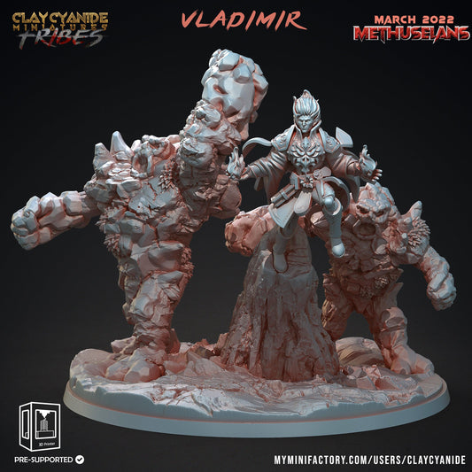 3D Printed Clay Cyanide Methuselans Vampires Tribes Factions Ragnarok D&D - 3D Printing Boss 