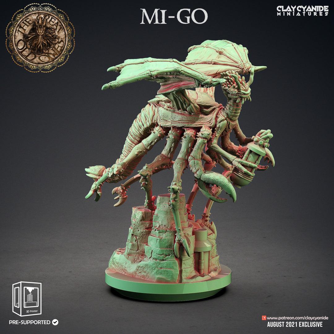 3D Printed Clay Cyanide Mi-go Great Old Gods Ragnarok D&D - 3D Printing Boss 