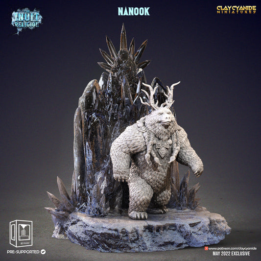 3D Printed Clay Cyanide Nanook Inuit Religion Ragnarok D&D - 3D Printing Boss 