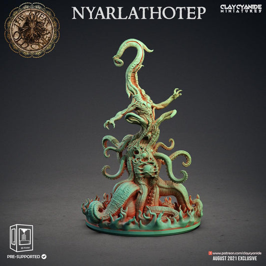 3D Printed Clay Cyanide Nyarlathotep Great Old Gods Ragnarok D&D - 3D Printing Boss 