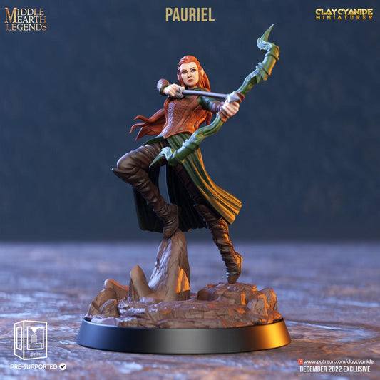 3D Printed Clay Cyanide Pauriel Middle Earth Legends D&D - 3D Printing Boss 