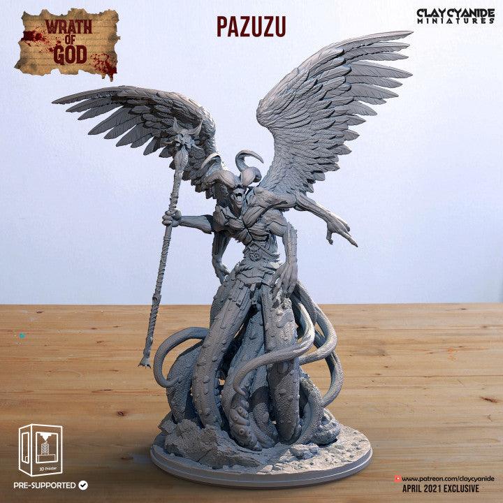 3D Printed Clay Cyanide Pazuzu Demonic God | Wrath of God Ragnarok D&D - 3D Printing Boss 