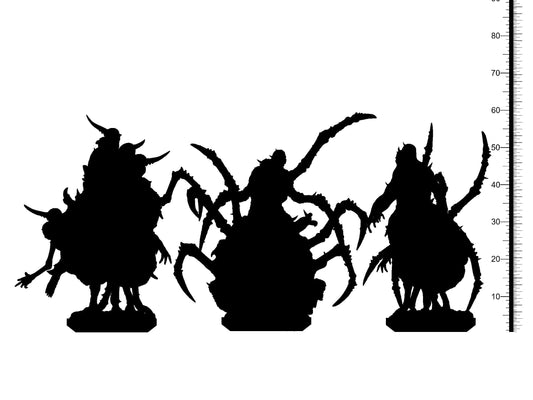 3D Printed Clay Cyanide Plague Crawlers Wrath of Gods Ragnarok D&D - 3D Printing Boss 
