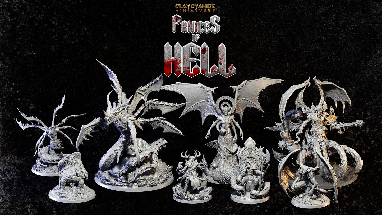 3D Printed Clay Cyanide Princess of Hell Ragnarok D&D - 3D Printing Boss 