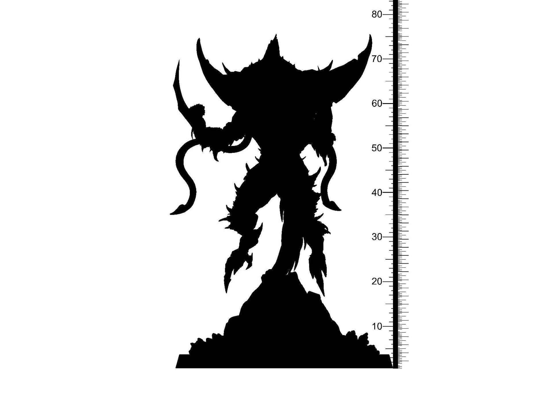 3D Printed Clay Cyanide Punga Maori Mythos 28mm-32mm Ragnarok D&D - 3D Printing Boss 