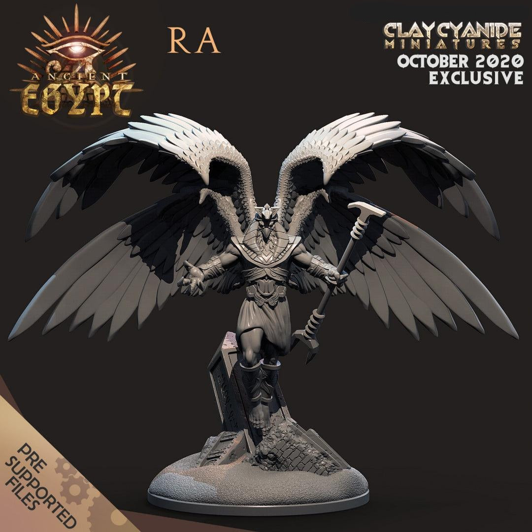 3D Printed Clay Cyanide Ra God Ancient Egypt Ragnarok D&D - 3D Printing Boss 