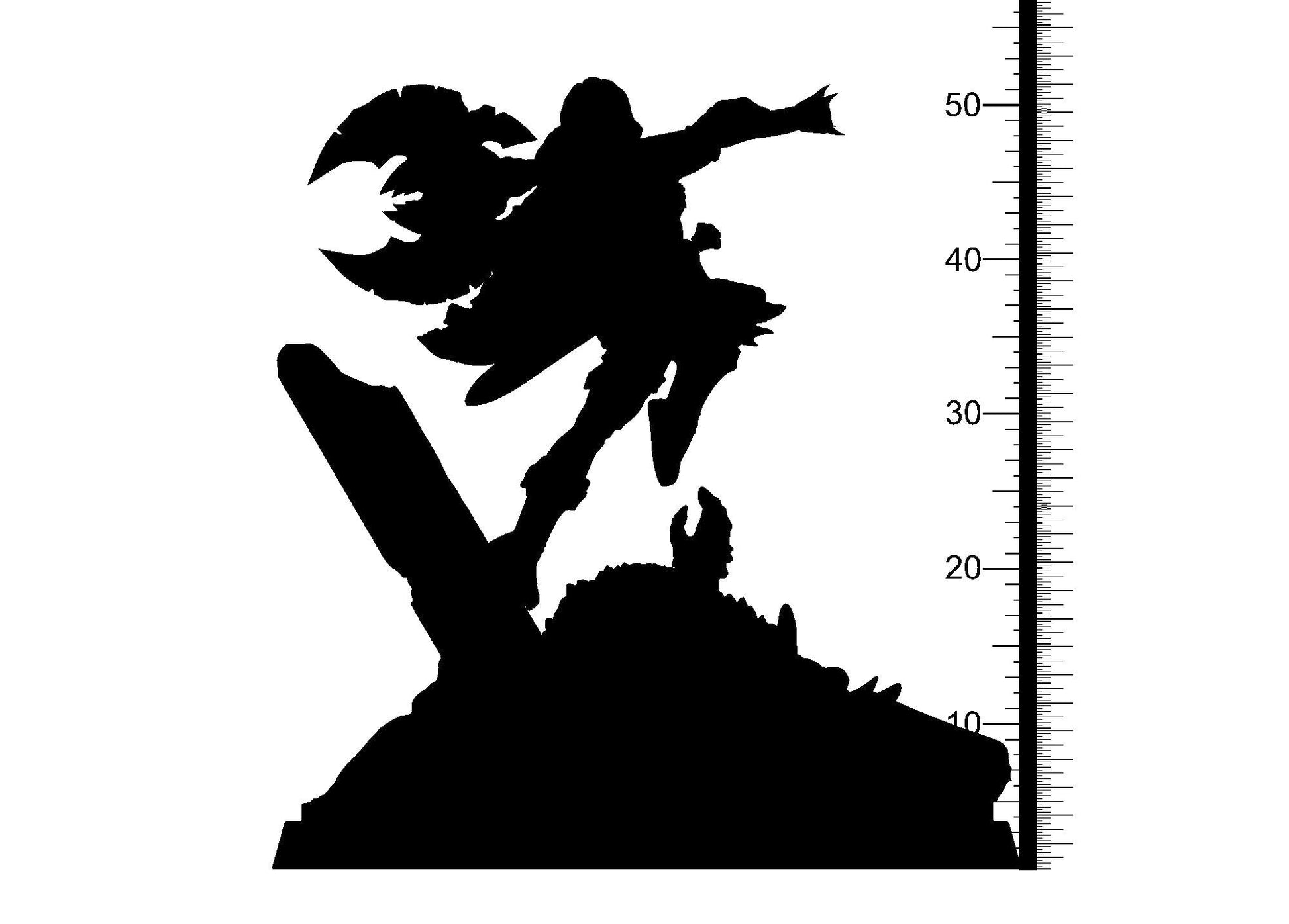 3D Printed Clay Cyanide Red Sonja 28-32mm Hyborian Age Ragnarok D&D - 3D Printing Boss 