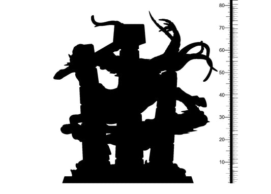 3D Printed Clay Cyanide Sagittarius Zodics 28mm-32mm Ragnarok D&D - 3D Printing Boss 
