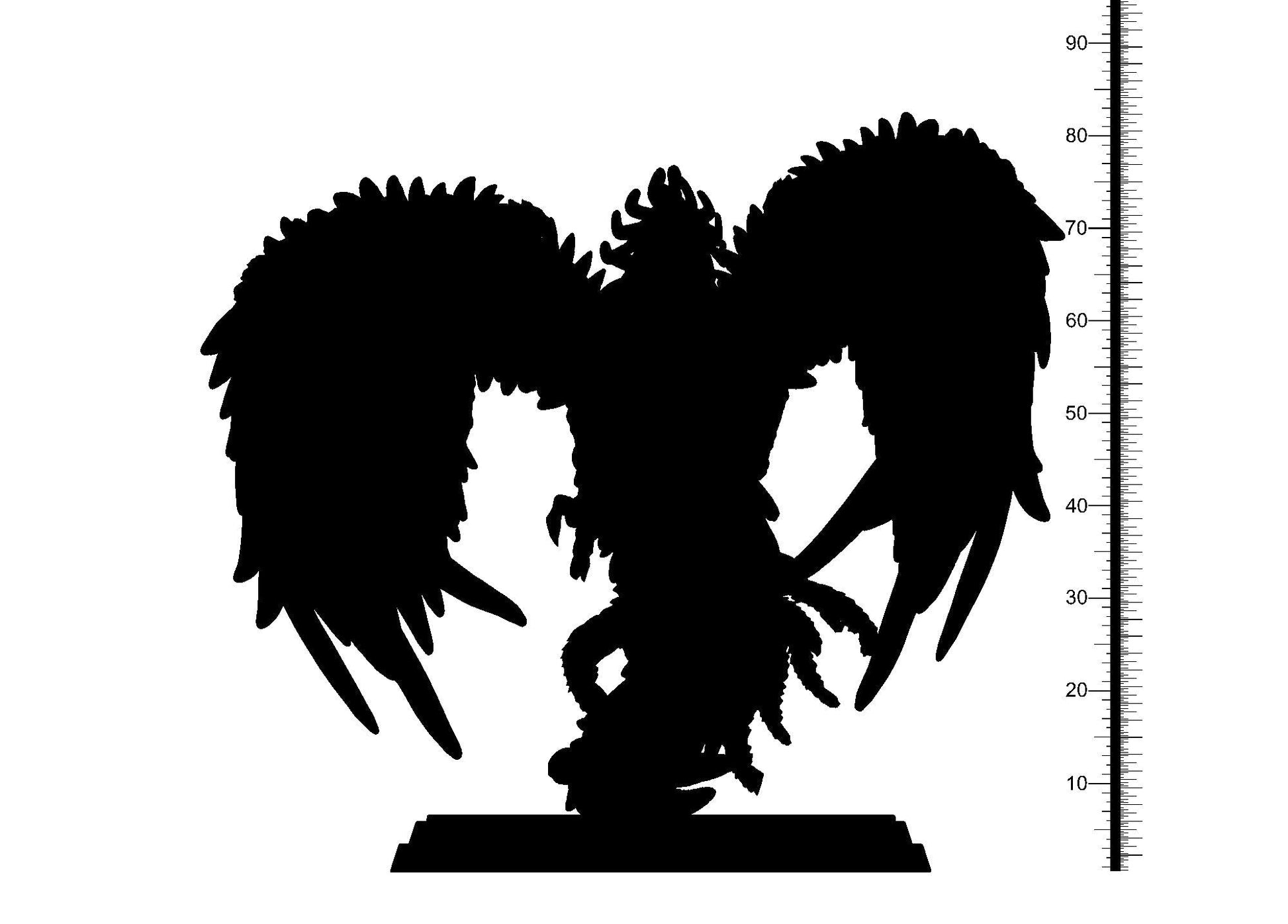 3D Printed Clay Cyanide Samjogo Three-Legged Crow Korean Mythology Ragnarok D&D - 3D Printing Boss 