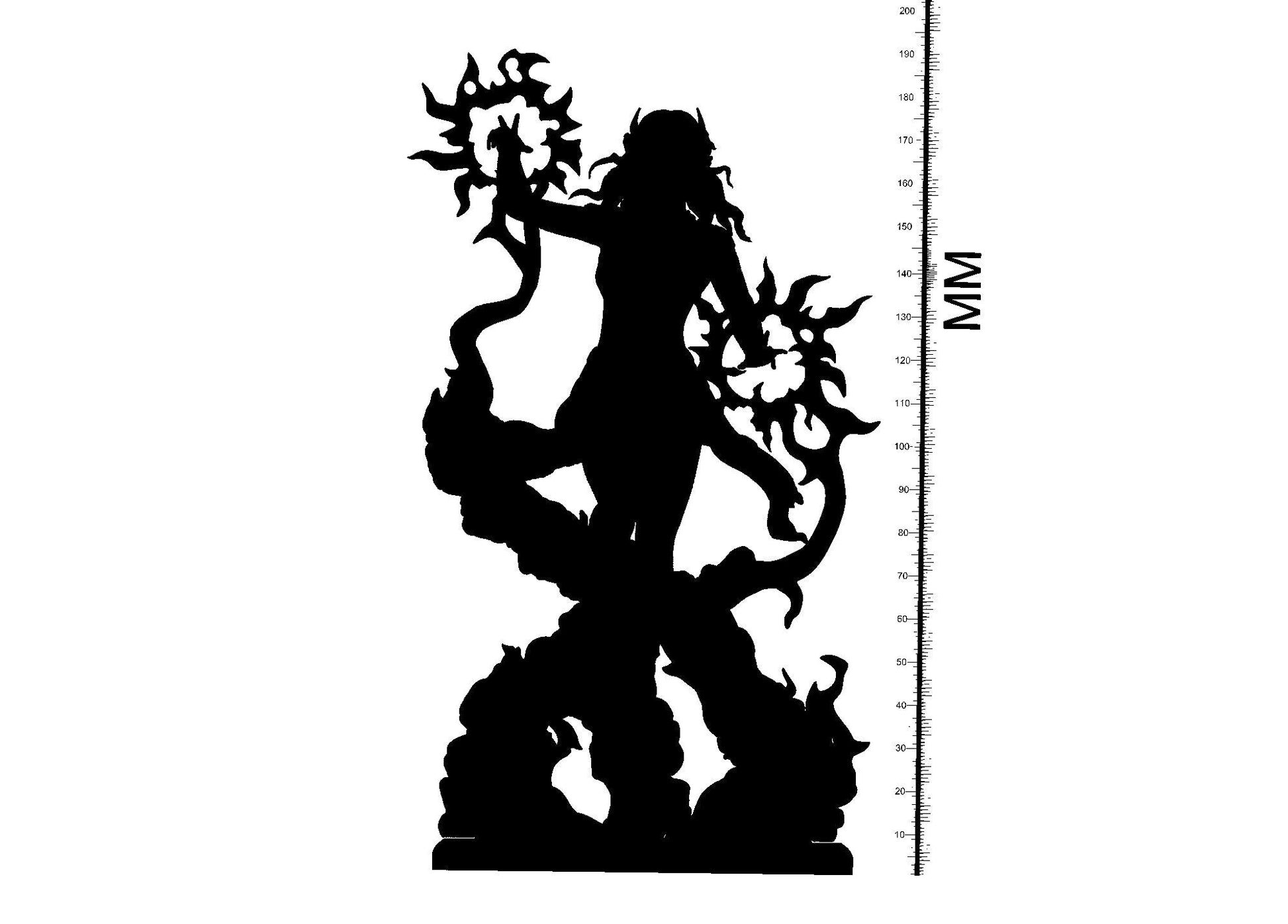 3D Printed Clay Cyanide Scarlet Witch 28mm-32mm Ragnarok D&D - 3D Printing Boss 