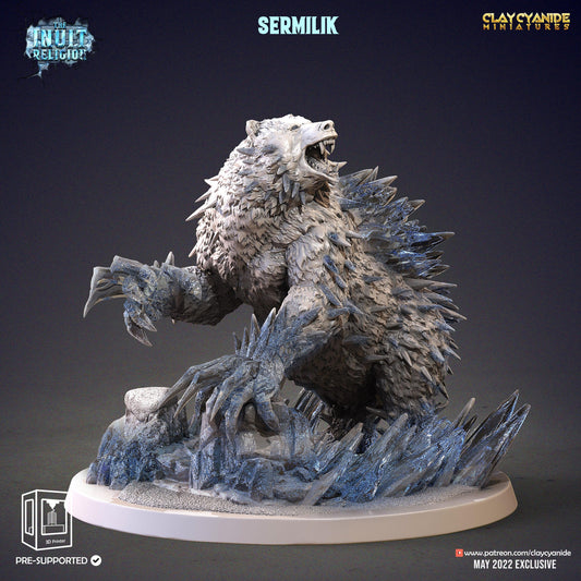 3D Printed Clay Cyanide Sermilik Inuit Religion Ragnarok D&D - 3D Printing Boss 