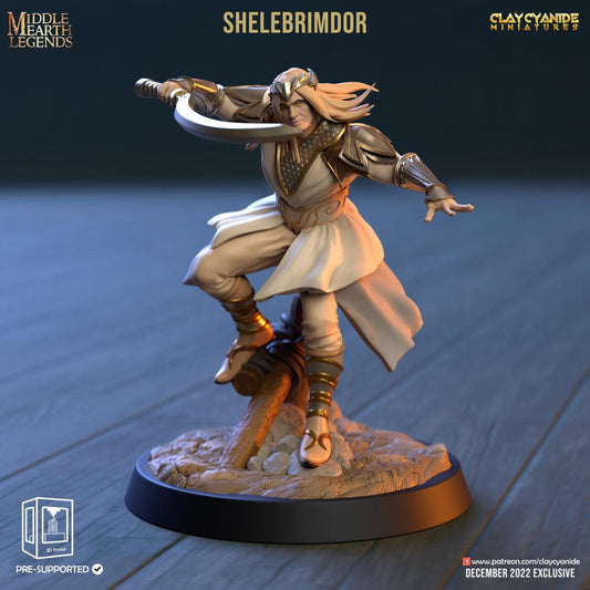 3D Printed Clay Cyanide Shelebrimdor Middle Earth Legends D&D - 3D Printing Boss 