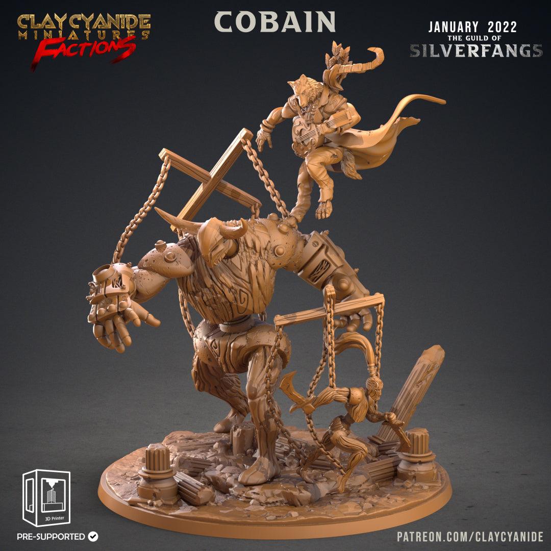 3D Printed Clay Cyanide Silverfangs Guild Werewolf Fox Tribes Factions Ragnarok D&D - 3D Printing Boss 