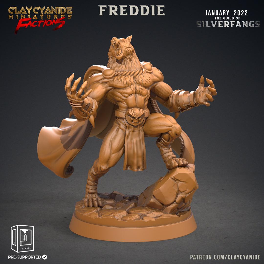 3D Printed Clay Cyanide Silverfangs Guild Werewolf Fox Tribes Factions Ragnarok D&D - 3D Printing Boss 