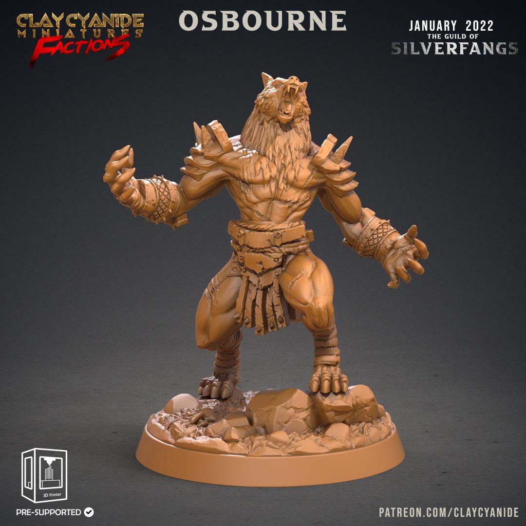 3D Printed Clay Cyanide Silverfangs Guild Werewolf Fox Tribes Factions Ragnarok D&D - 3D Printing Boss 
