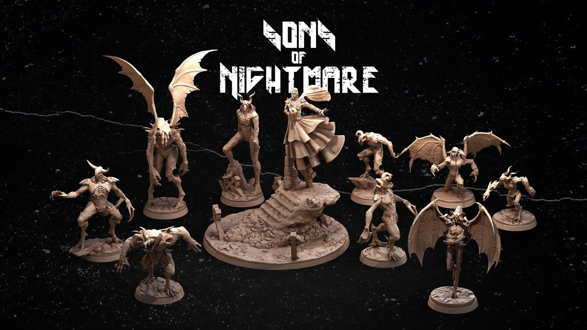 3D Printed Clay Cyanide Sons of Nightmare Tribes Factions Ragnarok D&D - 3D Printing Boss 
