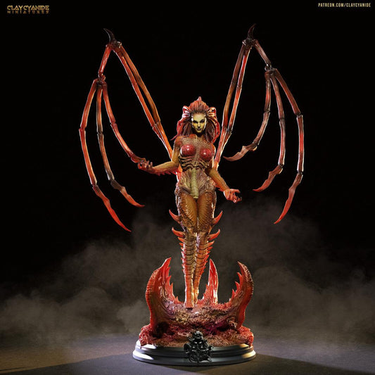 3D Printed Clay Cyanide Starcraft Kerrigan 28mm-32mm Ragnarok D&D - 3D Printing Boss 
