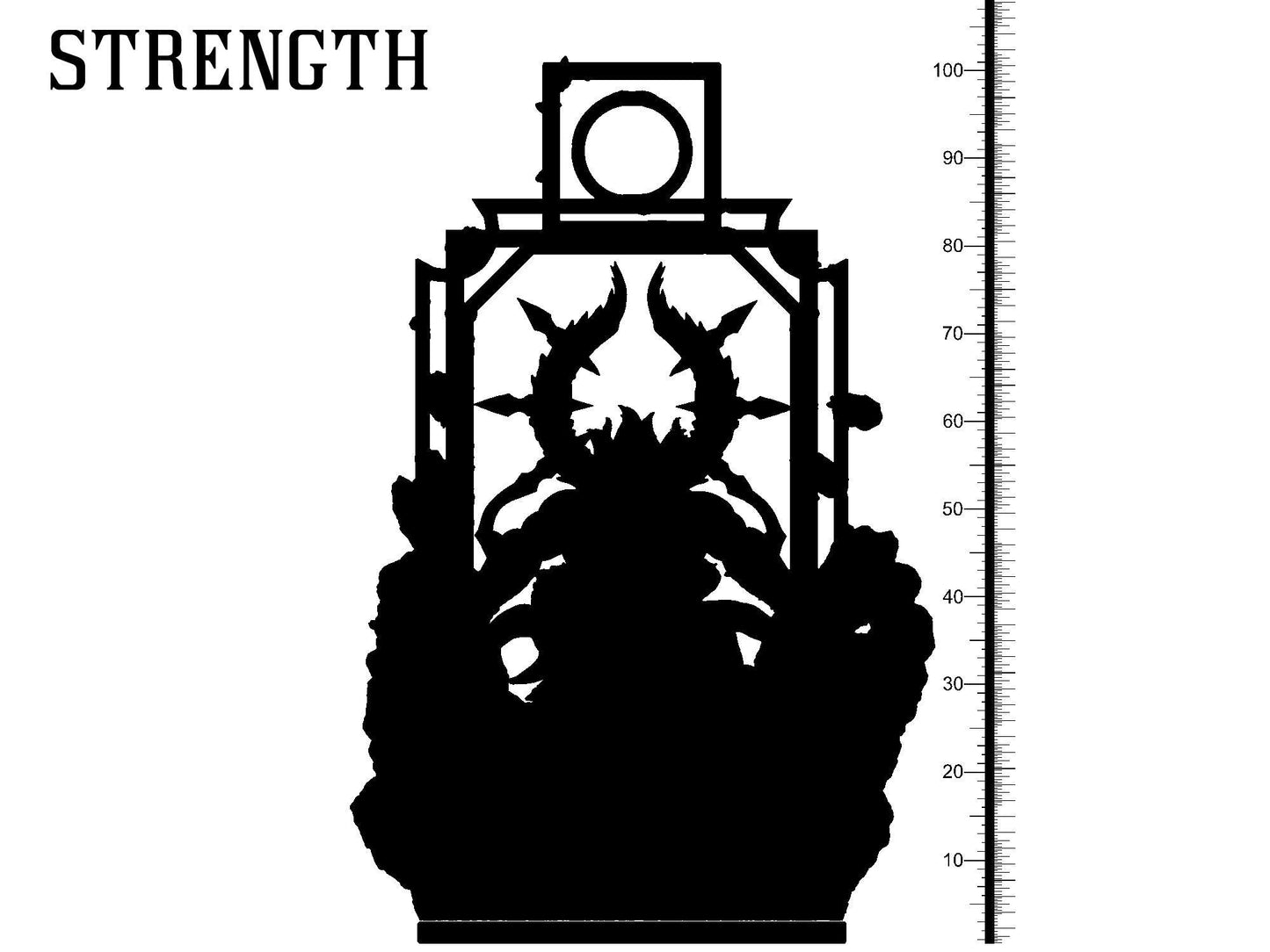 3D Printed Clay Cyanide Strength Tarot Ragnarok D&D - 3D Printing Boss 