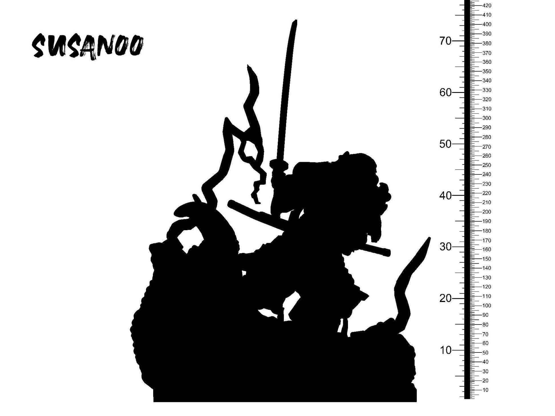 3D Printed Clay Cyanide Susanoo Japanese Deities Ragnarok D&D - 3D Printing Boss 