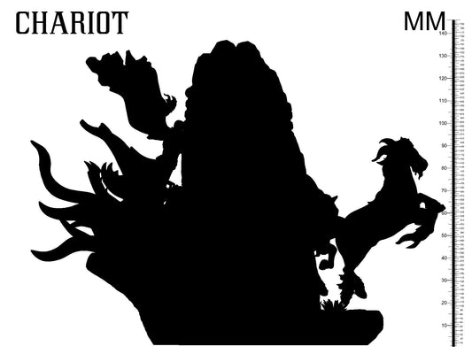 3D Printed Clay Cyanide The Chariot Tarot Ragnarok D&D - 3D Printing Boss 