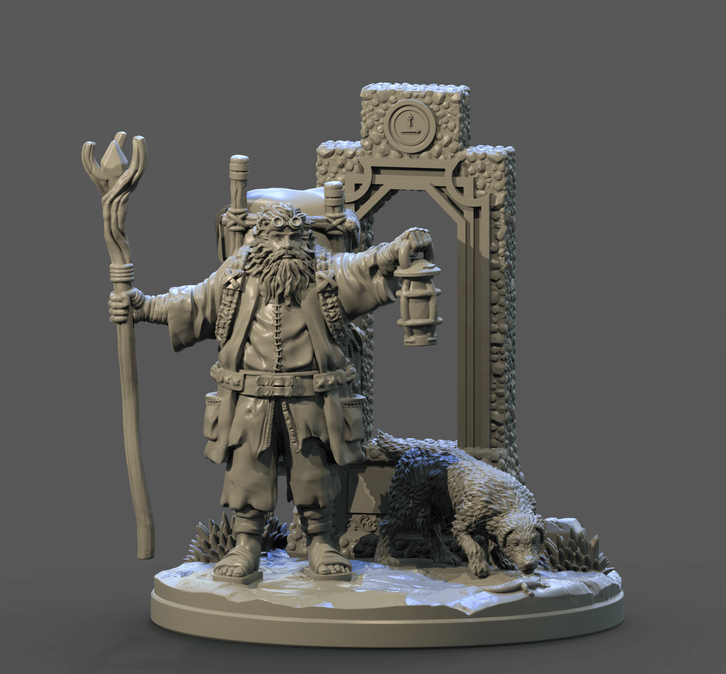3D Printed Clay Cyanide The Hermit Tarot Ragnarok D&D - 3D Printing Boss 