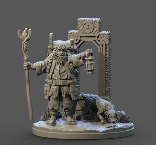 3D Printed Clay Cyanide The Hermit Tarot Ragnarok D&D - 3D Printing Boss 