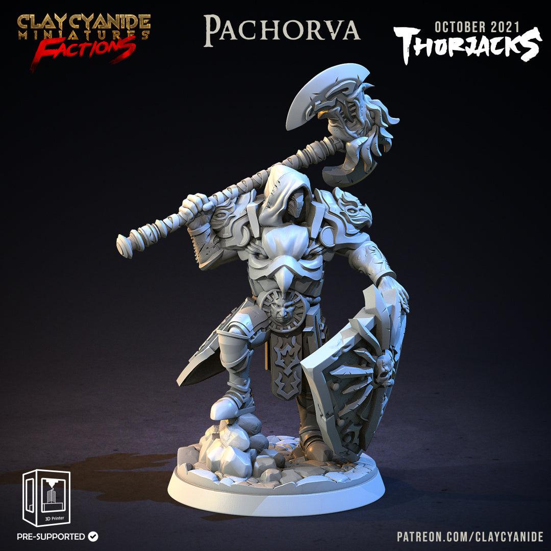 3D Printed Clay Cyanide Thorjacks Tribes Factions Ragnarok D&D - 3D Printing Boss 