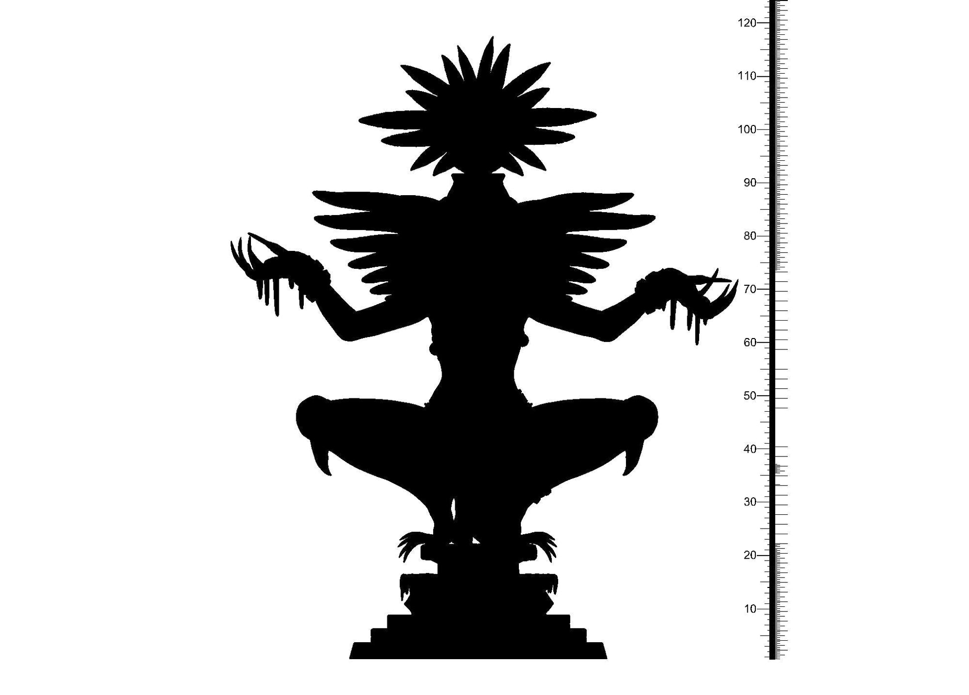 3D Printed Clay Cyanide Tlaltecuhtli Pantheon of Aztecs Ragnarok D&D - 3D Printing Boss 