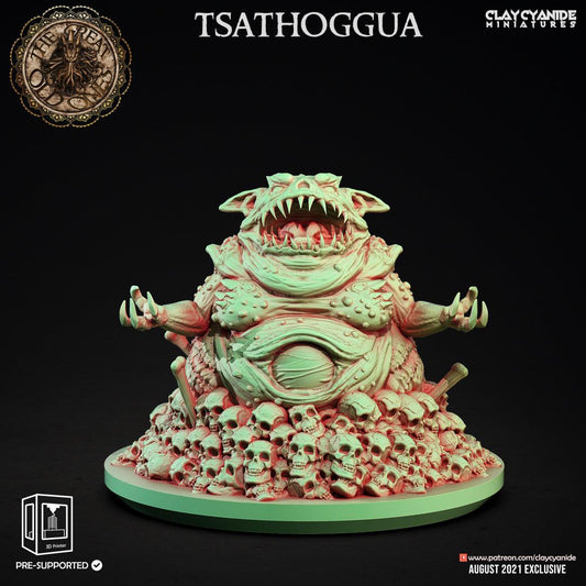 3D Printed Clay Cyanide Tsathoggua Great Old Gods Ragnarok D&D - 3D Printing Boss 
