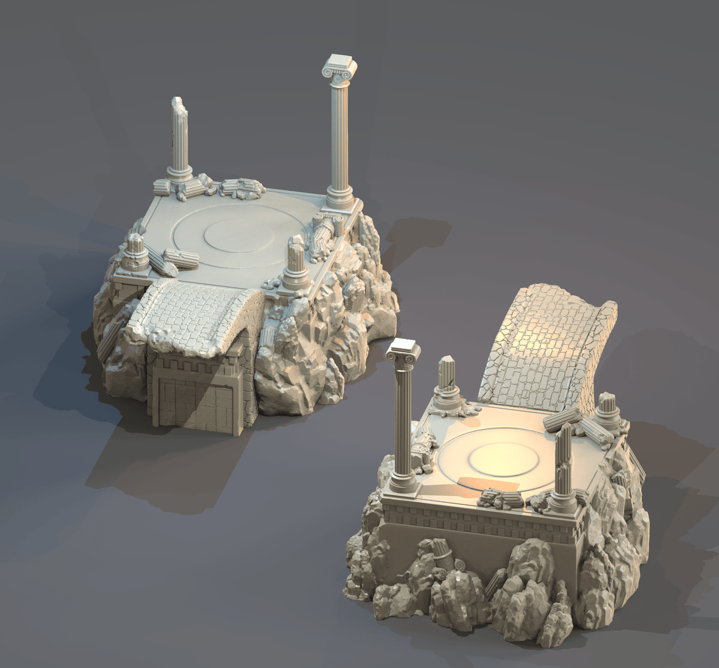 3D Printed Clay Cyanide Typhon Greek Myth Gods and Goddesses Ragnarok D&D - 3D Printing Boss 