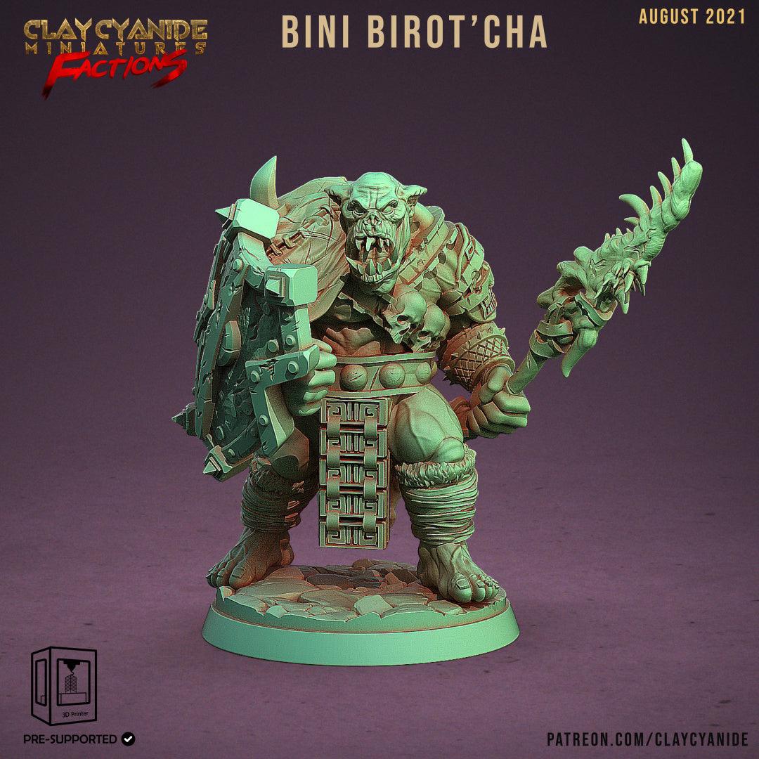 3D Printed Clay Cyanide Ugok Warlords Orks Tribes Factions Ragnarok D&D - 3D Printing Boss 