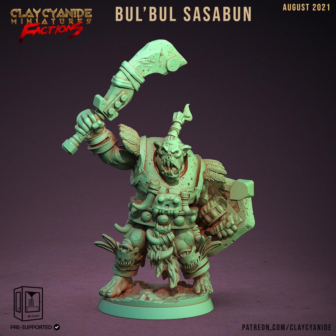 3D Printed Clay Cyanide Ugok Warlords Orks Tribes Factions Ragnarok D&D - 3D Printing Boss 