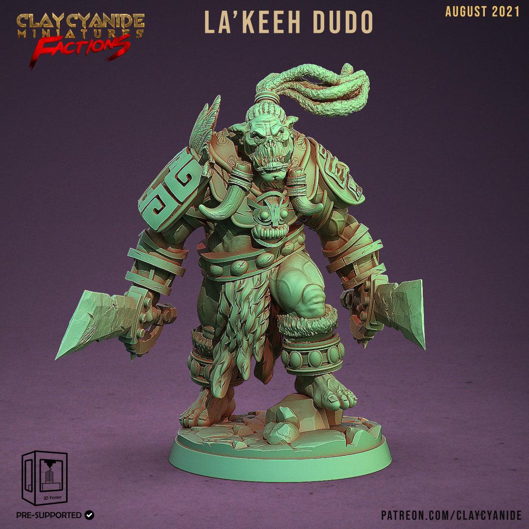 3D Printed Clay Cyanide Ugok Warlords Orks Tribes Factions Ragnarok D&D - 3D Printing Boss 