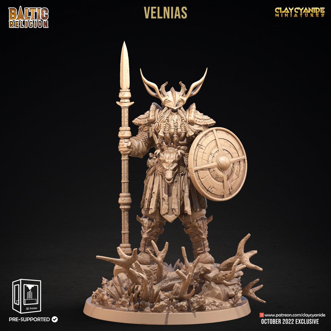 3D Printed Clay Cyanide Velnias Baltic Religion 28mm-32mm Ragnarok D&D - 3D Printing Boss 
