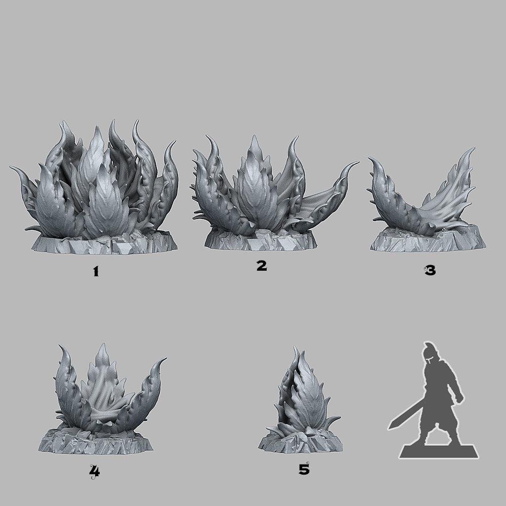 3D Printed Fantastic Plants and Rocks Alien Carnivorous Plants 28mm - 32mm D&D Wargaming - 3D Printing Boss 