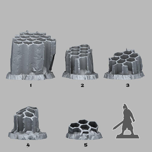 3D Printed Fantastic Plants and Rocks Ancient Giant Wasps Hive 28mm - 32mm D&D Wargaming - 3D Printing Boss 