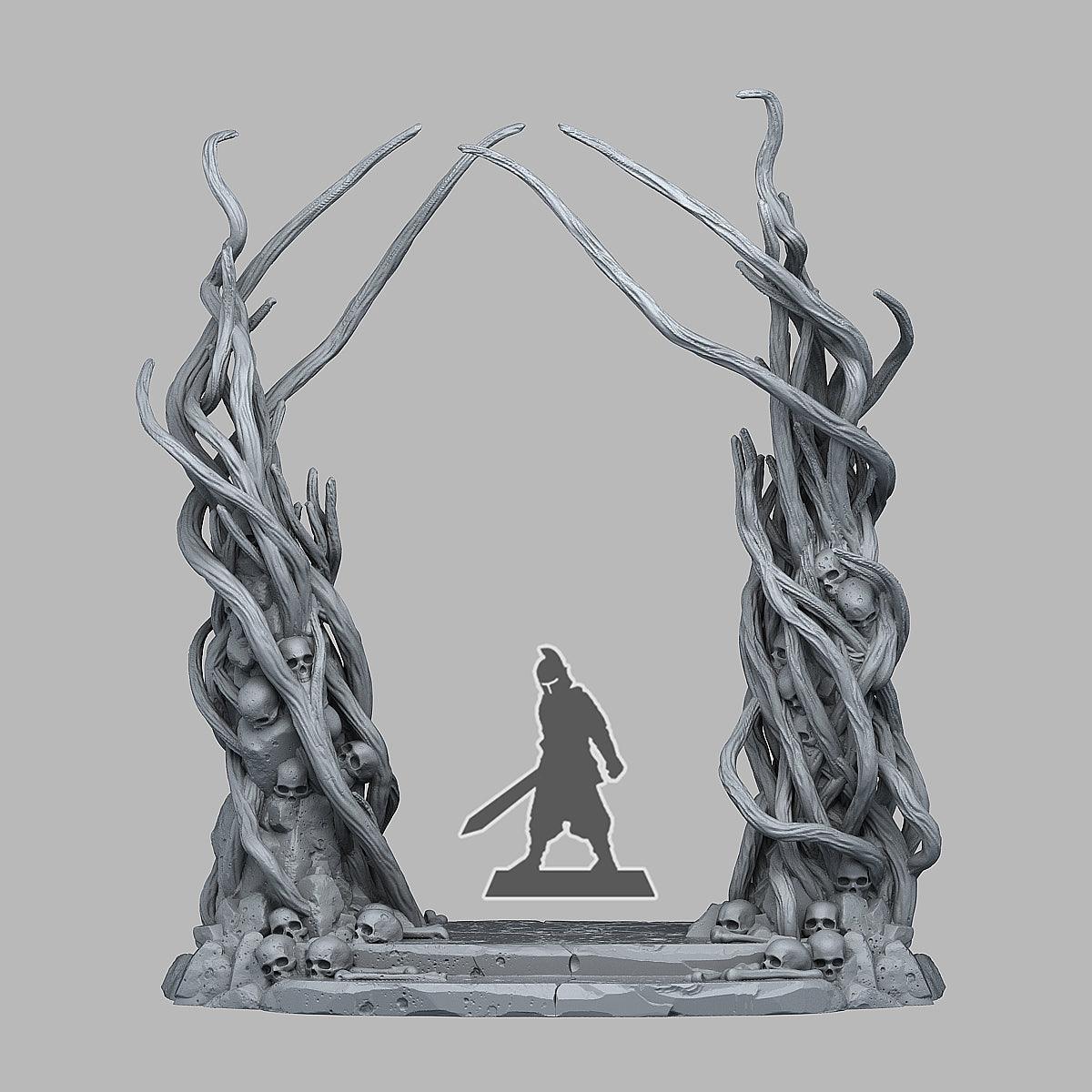 3D Printed Fantastic Plants and Rocks Dark Forest Portal 28mm - 32mm D&D Wargaming - 3D Printing Boss 