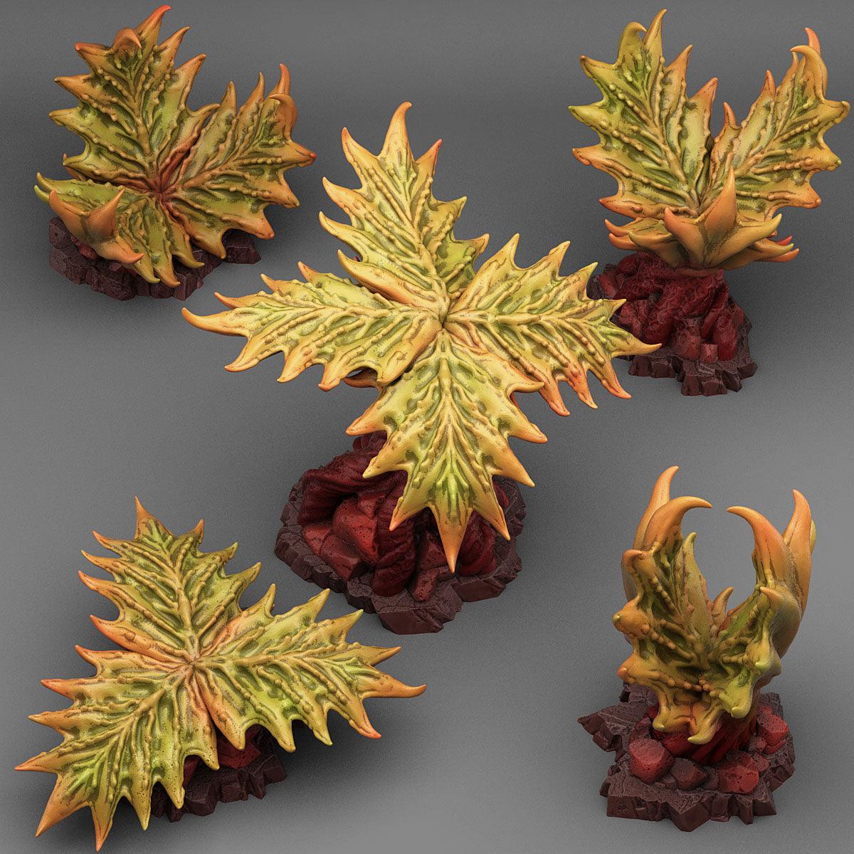 3D Printed Fantastic Plants and Rocks Fairy Hammocks 28mm - 32mm D&D Wargaming - 3D Printing Boss 
