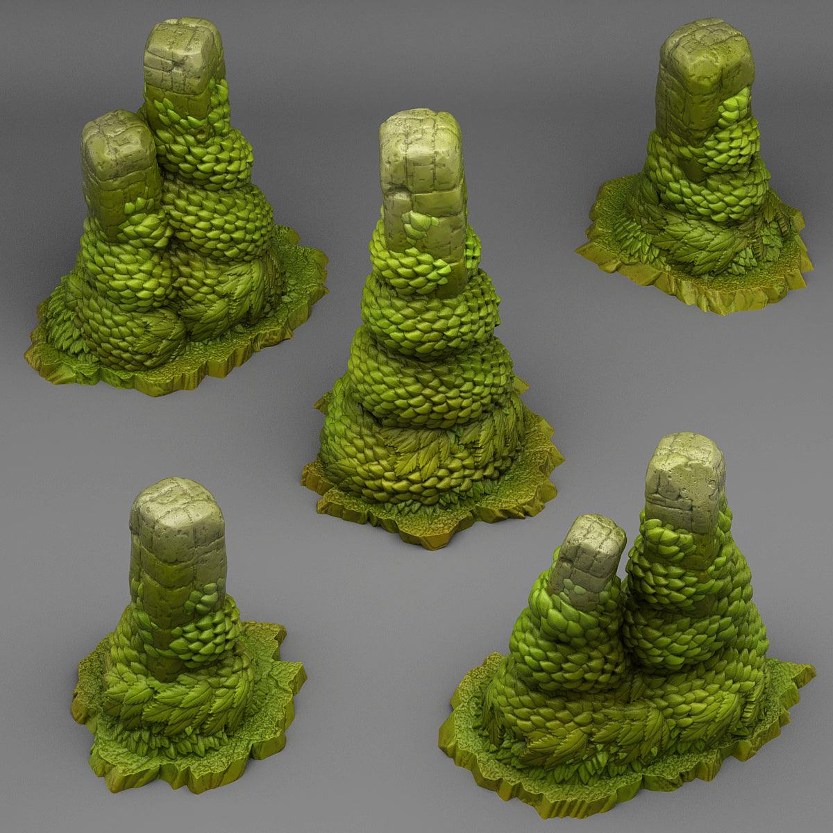3D Printed Fantastic Plants and Rocks Fairy Ivy 28mm - 32mm D&D Wargaming - 3D Printing Boss 