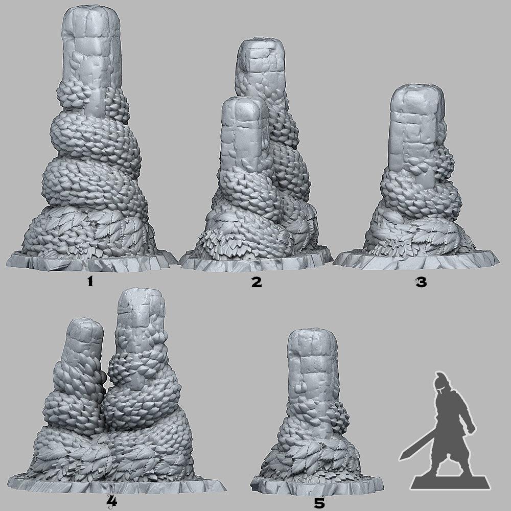 3D Printed Fantastic Plants and Rocks Fairy Ivy 28mm - 32mm D&D Wargaming - 3D Printing Boss 
