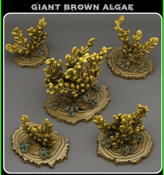 3D Printed Fantastic Plants and Rocks Giant Brown Algae 28mm - 32mm D&D Wargaming - 3D Printing Boss 