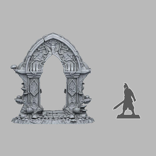 3D Printed Fantastic Plants and Rocks Magic Forest Gate 28mm - 32mm D&D Wargaming - 3D Printing Boss 