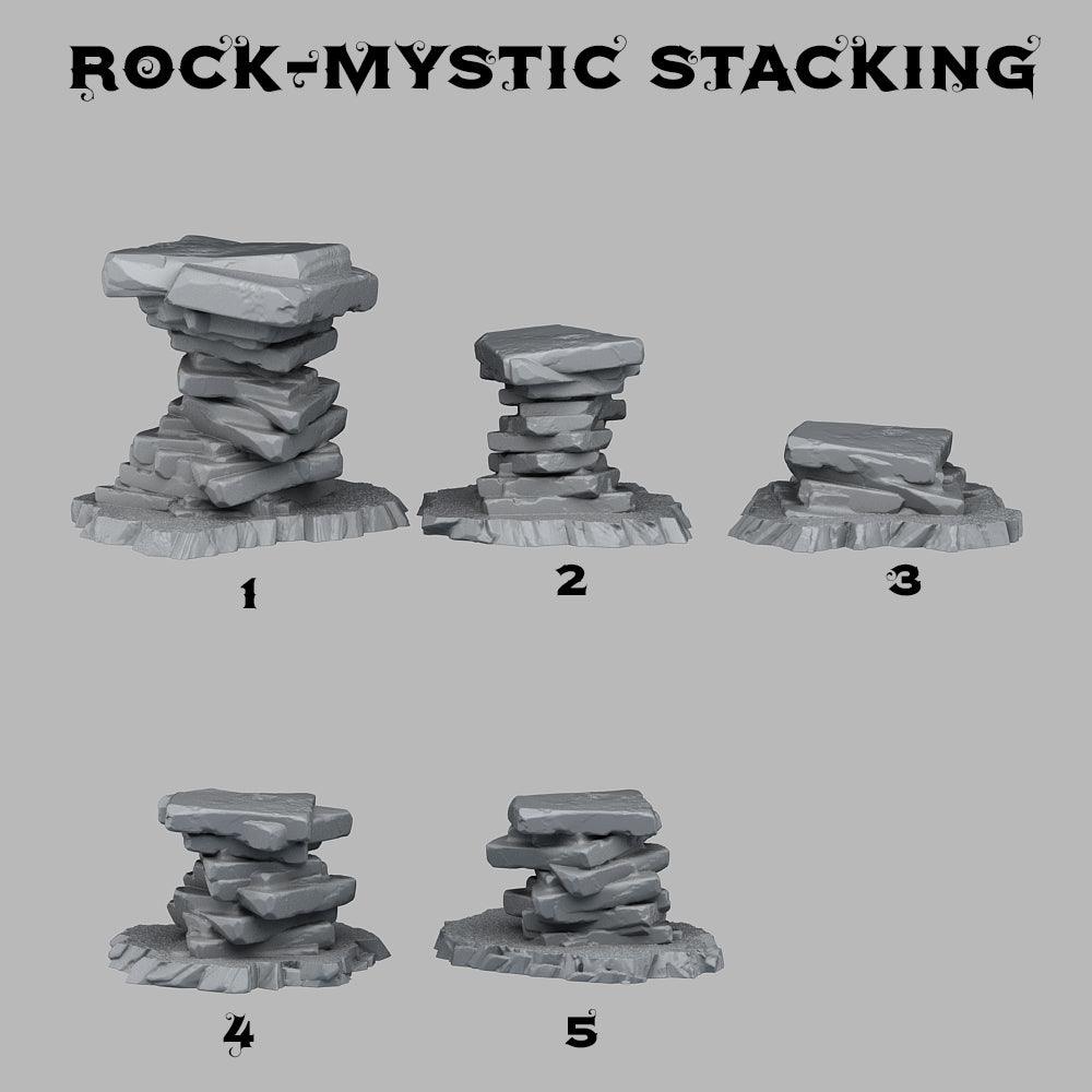 3D Printed Fantastic Plants and Rocks Mystic Stacking 28mm - 32mm D&D Wargaming - 3D Printing Boss 