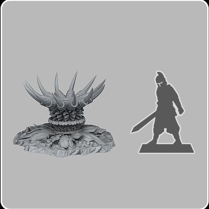 3D Printed Fantastic Plants and Rocks Ocean Sea Terrain Set 28mm - 32mm D&D Wargaming - 3D Printing Boss 