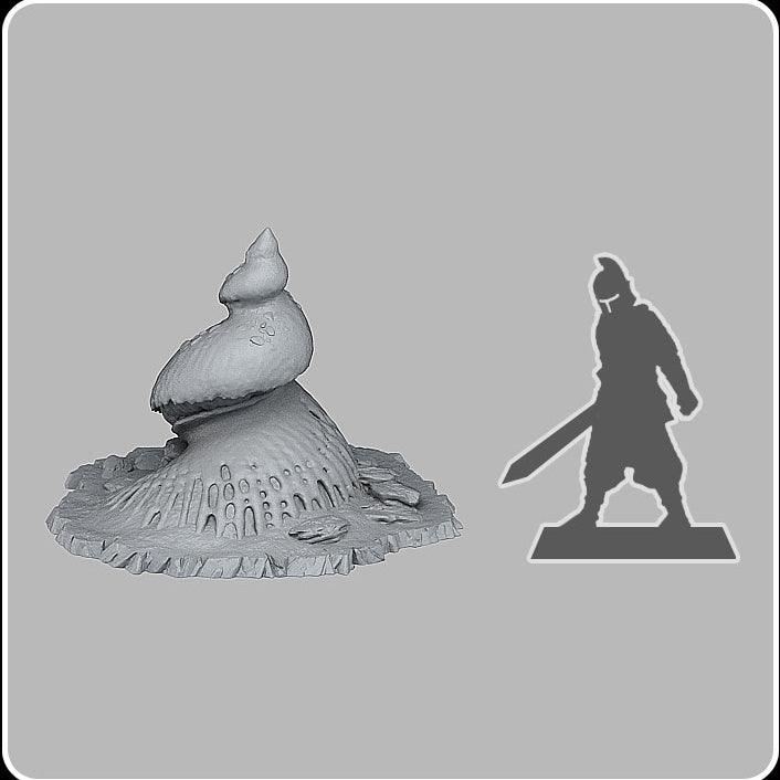 3D Printed Fantastic Plants and Rocks Ocean Sea Terrain Set 28mm - 32mm D&D Wargaming - 3D Printing Boss 