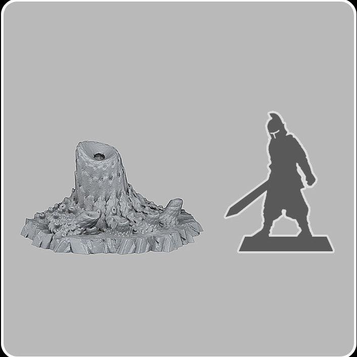 3D Printed Fantastic Plants and Rocks Ocean Sea Terrain Set 28mm - 32mm D&D Wargaming - 3D Printing Boss 