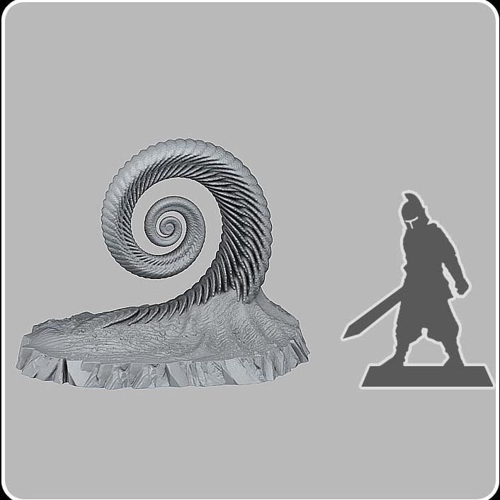 3D Printed Fantastic Plants and Rocks Ocean Sea Terrain Set 28mm - 32mm D&D Wargaming - 3D Printing Boss 