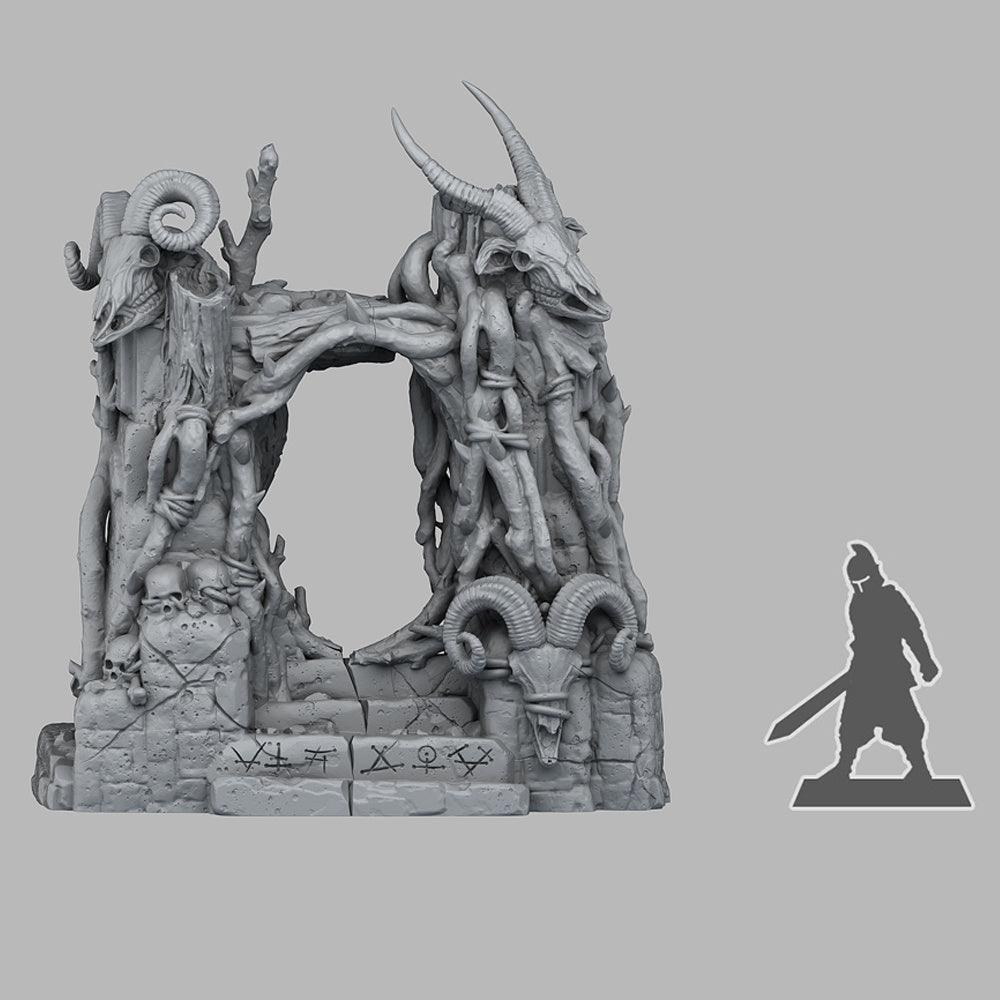 3D Printed Fantastic Plants and Rocks Witch Portal 28mm - 32mm D&D Wargaming - 3D Printing Boss 