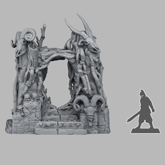 3D Printed Fantastic Plants and Rocks Witch Portal 28mm - 32mm D&D Wargaming - 3D Printing Boss 